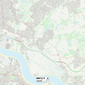 RM13 9 Print Map of Havering RM13 Sector RM13 9 Print Map of Havering RM13 Sector