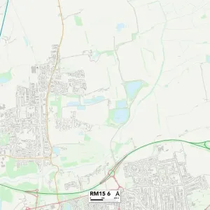 Thurrock RM15 6 Print Postcode Sector Map Thurrock RM15 6 Print Postcode Sector Map
