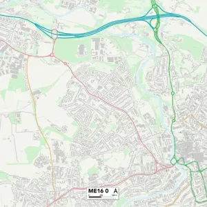 Drucke von Postleitzahl-Sektor-Karten Drucke: ME - Rochester