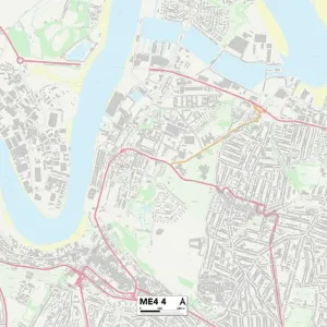 Medway ME4 4 Print Postcode Sector Map Medway ME4 4 Print Postcode Sector Map