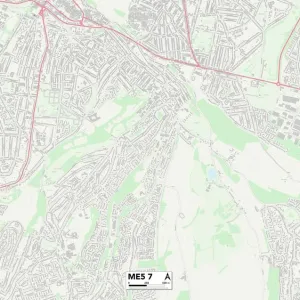 Medway ME5 7 Print Postcode Sector Map Medway ME5 7 Print Postcode Sector Map