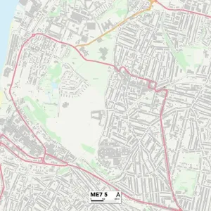 Medway ME7 5 Print Sector Map Medway ME7 5 Print Sector Map