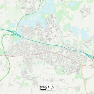 Tonbridge and Malling ME20 6 Print Map Sector Tonbridge and Malling ME20 6 Print Map Sector