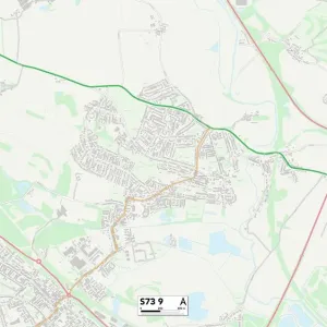 Barnsley S73 9 Print Map Sector Barnsley S73 9 Print Map Sector