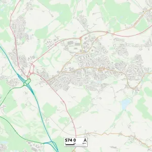 Barnsley S74 0 Print Map Sector Barnsley S74 0 Print Map Sector