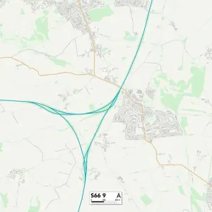 Rotherham S66 9 Print Map Sector Rotherham S66 9 Print Map Sector