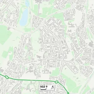 Stevenage SG2 9 Print Map Postcode Sector Stevenage SG2 9 Print Map Postcode Sector