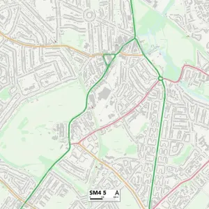 Merton SM4 5 Karte Merton SM4 5 Karte