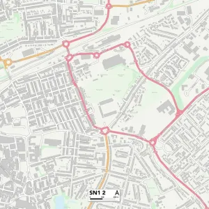Swindon SN1 2 Print Map Postcode Sector Swindon SN1 2 Print Map Postcode Sector