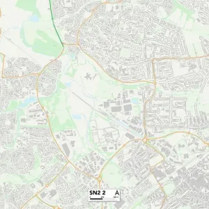 Swindon SN2 2 Print Map Swindon SN2 2 Print Map
