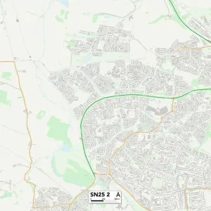 Swindon SN25 2 Print Map Postcode Sector Swindon SN25 2 Print Map Postcode Sector