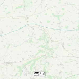 Wiltshire SN14 7 Print Map Sector Wiltshire SN14 7 Print Map Sector