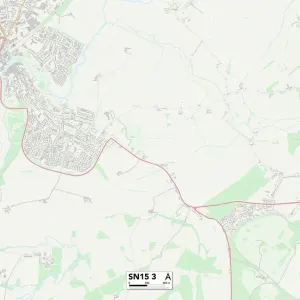 Wiltshire SN15 3 Print Map Sector Wiltshire SN15 3 Print Map Sector
