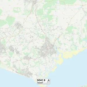 New Forest SO41 8 Map New Forest SO41 8 Map