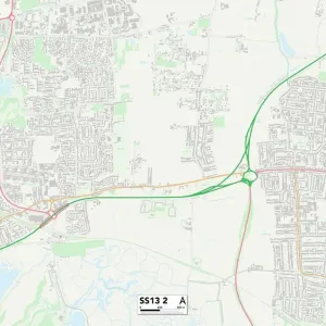 Basildon SS13 2 Postcode Sector Print Map Basildon SS13 2 Postcode Sector Print Map
