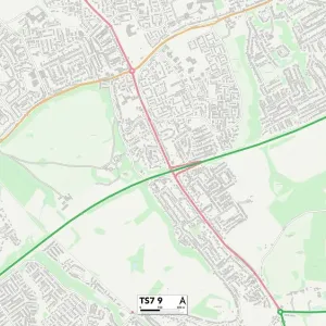 Middlesbrough TS7 9 Print Map Sector Middlesbrough TS7 9 Print Map Sector