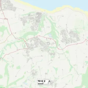 Redcar & Cleveland TS12 2 Print Map Redcar & Cleveland TS12 2 Print Map