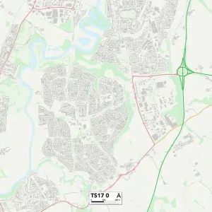 Stockton-on-Tees TS17 0 Print Map Sector Stockton-on-Tees TS17 0 Print Map Sector