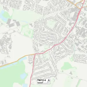 Hounslow TW13 4 Map Hounslow TW13 4 Map