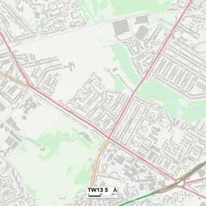 Hounslow TW13 5 Map Hounslow TW13 5 Map