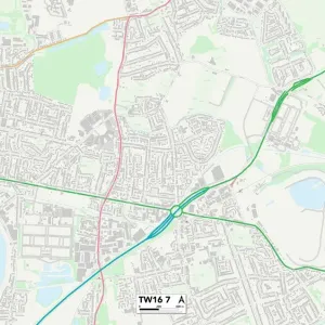 Spelthorne TW16 7 Map Spelthorne TW16 7 Map