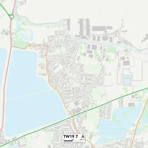 Spelthorne TW19 7 Map Spelthorne TW19 7 Map