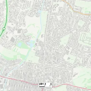 Ealing UB1 2 Print Map Sector Ealing UB1 2 Print Map Sector