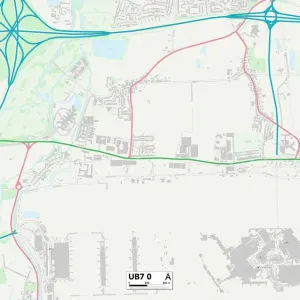 Hillingdon UB7 0 Print Map Hillingdon UB7 0 Print Map