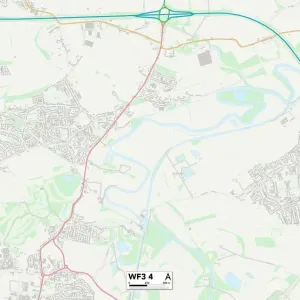 Leeds WF3 4 Print Map Sector Leeds WF3 4 Print Map Sector