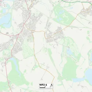Wakefield WF2 6 Postcode Sector Print Map Wakefield WF2 6 Postcode Sector Print Map