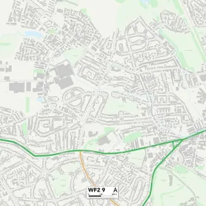 Wakefield WF2 9 Print Postcode Sector Map Wakefield WF2 9 Print Postcode Sector Map
