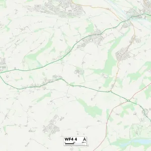 Wakefield WF4 4 Print Map Sector Wakefield WF4 4 Print Map Sector