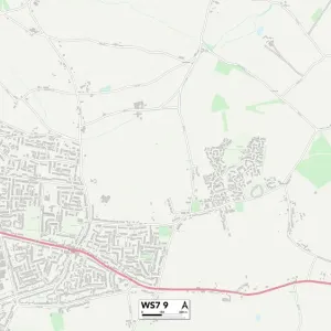 Lichfield WS7 9 Map Lichfield WS7 9 Map