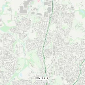 Wolverhampton WV10 6 Print Map Sector Wolverhampton WV10 6 Print Map Sector