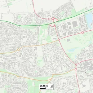 Basildon SS15 5 Print Map Basildon SS15 5 Print Map