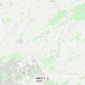 Corby NN17 3 Print Map Corby NN17 3 Print Map