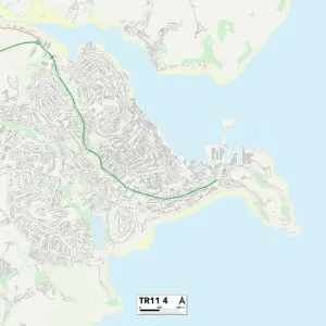Cornwall TR11 4 Map Cornwall TR11 4 Map