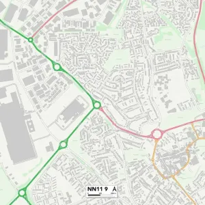 Daventry NN11 9 Print Postcode Sector Map Daventry NN11 9 Print Postcode Sector Map
