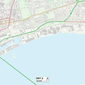 Dundee DD1 3 Print Map Sector Dundee DD1 3 Print Map Sector
