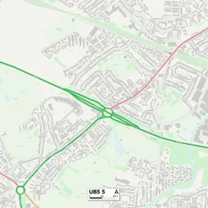 Ealing UB5 5 Print Map Sector Ealing UB5 5 Print Map Sector