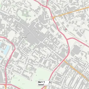 Gloucester GL1 1 Print Map Sector Gloucester GL1 1 Print Map Sector