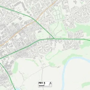 Preston PR1 5 Print Map Sector Preston PR1 5 Print Map Sector