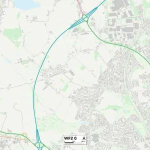 Wakefield WF2 0 Print Map Sector Wakefield WF2 0 Print Map Sector