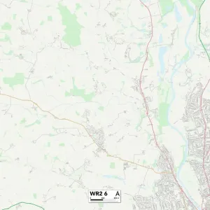 Worcester WR2 6 Print Map Sector Worcester WR2 6 Print Map Sector