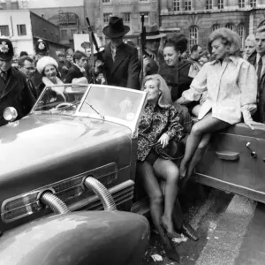 Print of a 1966 photograph featuring a vintage Cord Roadster Print of a 1966 photograph featuring a vintage Cord Roadster
