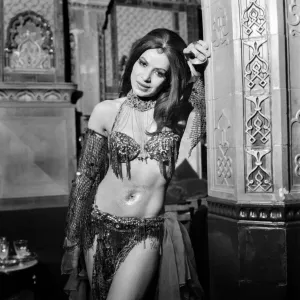 Belly Dancer Print, Soraya Ravensdale, December 1974 Belly Dancer Print, Soraya Ravensdale, December 1974