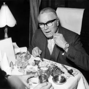 Sir Laurence Celebrates Kipper Victory with Scrambled Eggs Print Sir Laurence Celebrates Kipper Victory with Scrambled Eggs Print