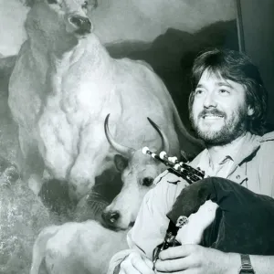 El piper de Northumbria Dave Bailey, de Westerhope se hace un poco de práctica para.