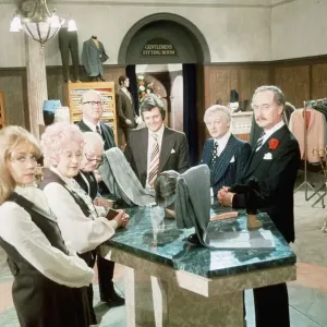 Are You Being Served Cast Print, August 1977 Are You Being Served Cast Print, August 1977