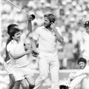 Ian Botham and Enthusiastic Fan Print, Kennington Oval 1981 Ian Botham and Enthusiastic Fan Print, Kennington Oval 1981